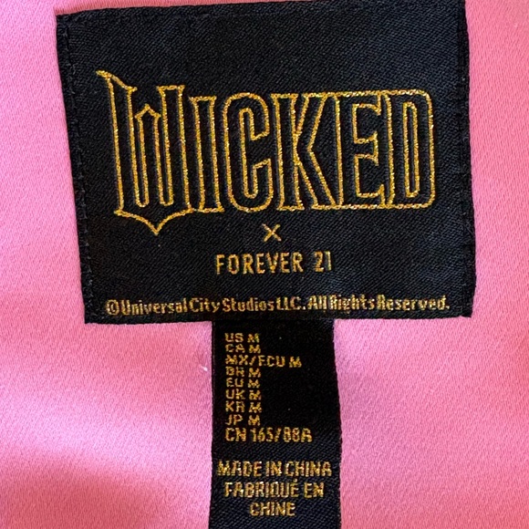 Wicked: Glinda Pink Butterfly Embellished Top - Picture 3 of 8